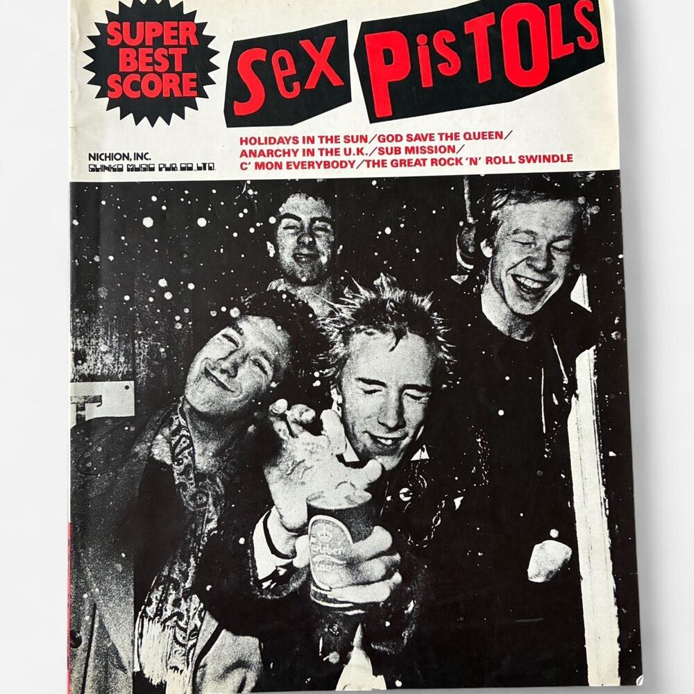 SUPER BEST SCORE S Pistols: punk music book